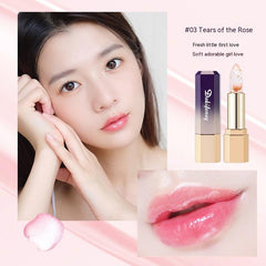 Petal Flower Lipstick: Transparent Jelly Color Changing Temperature 3.8g