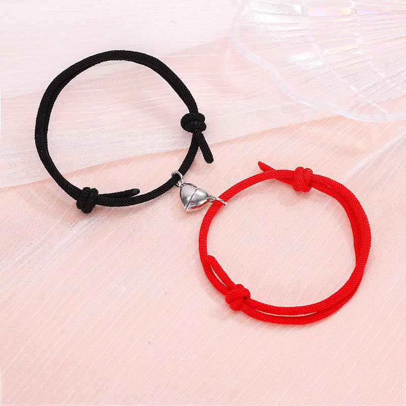 Attract Love with These Alloy Magnetic Couple Bracelets - Farefe