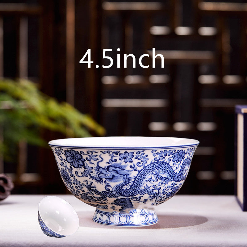 Household Noodle Bowls Ceramic Bone China For Eating - Farefe