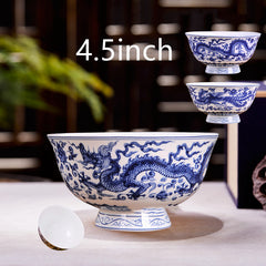 Household Noodle Bowls Ceramic Bone China For Eating - Farefe