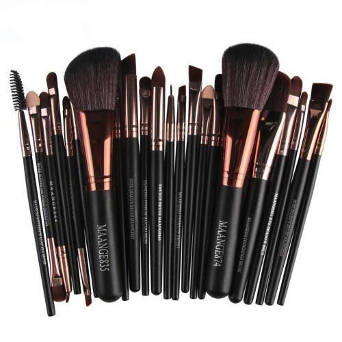 22 Piece Cosmetic Makeup Brush Set - Farefe