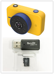 Digital Mini Camera for Children - X17, 2.4" LCD Screen, 5000W Interpolation, Plastic + Silica Gel, 1000mAH Battery