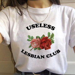 Rainbow Gay Short Sleeve Ladies T-shirt Women's Pride Shirt