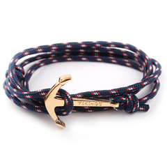 Black Pirate Anchor Bracelet: A Stylish Hand Strap Gift with a Nautical Twist - Farefe