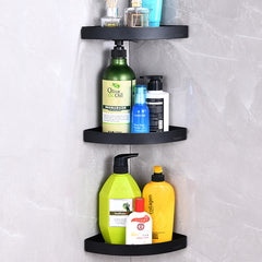 Bathroom Corner Shelf Stainless Steel Storage Rack - Modern and Simple Design - Farefe