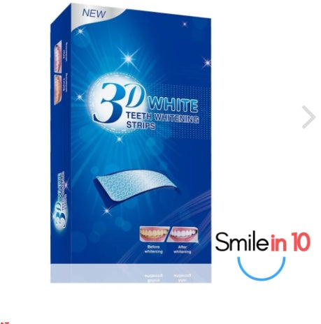 Get Sparkling White Teeth with 14 Pairs of Teeth Whitening Strips!