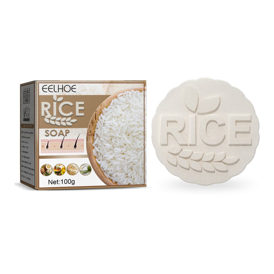 Clean Your Hair with Anti-Dropping Rice Shampoo Soap - No More Hair Fall! - Farefe