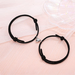 Attract Love with These Alloy Magnetic Couple Bracelets - Farefe