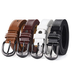 Two-line Unisex Hollow Out All-match Thin Trousers Belts