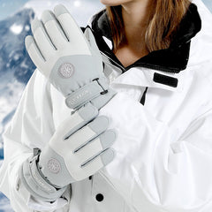 Snowflake Cartoon Print Gloves - Winter Touchscreen Waterproof Windproof Warm Gloves