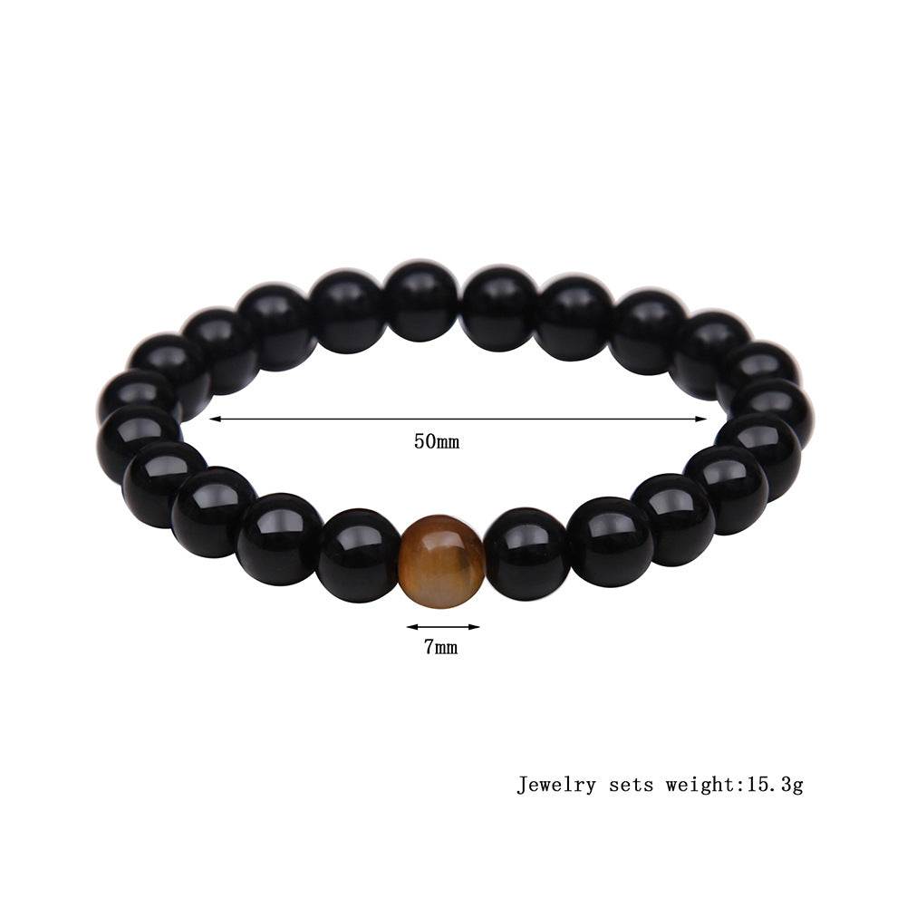 Tiger Eye Stone Bracelet - Embrace Natural Beauty and Wellness with This Hand-Woven Bracelet - Farefe