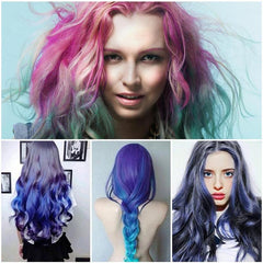 Non-Toxic Temporary Chalk Hair Dye with Comb-In Applicator for Any Occasion