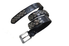 Rivet Leather Belt for Men and Women