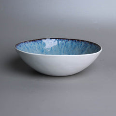 Creative Porcelain Japanese Style Colored Glaze Rice Bowl Set - Pack of 1 - Farefe