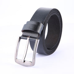 Pin Buckle Leather Belts - Black, Brown, Camel - 100-135CM Length - Farefe