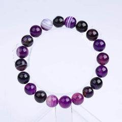Stunning Natural Purple Stone Bracelet for Women - Embrace Ethereal Beauty