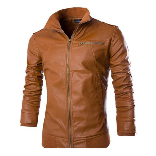 Motorcycle Leather Jacket for Men