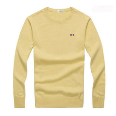 Cotton Embroidery Long Sleeve Fashion Men's Sweater