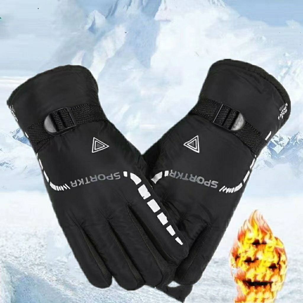 Winter Wind-proof And Cold Protection Gloves For Men - Thickening Triangle Sports Style - Farefe