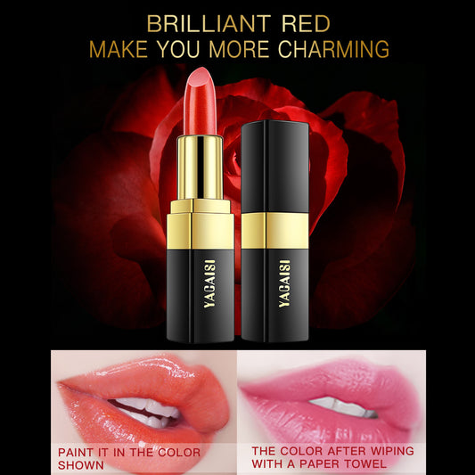 Gradient Warm Lipstick Moisturizing Color Changing Lipstick - Red Rose 3.5g - Farefe