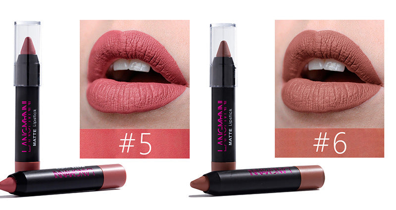 12-Piece Long-Lasting Matte Lipstick Set for Stunning Lip Looks - Farefe