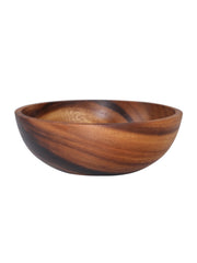 Acacia Wood Bowl - Wooden Tableware for Drinking Tea (Set of 5 Sizes) - Farefe