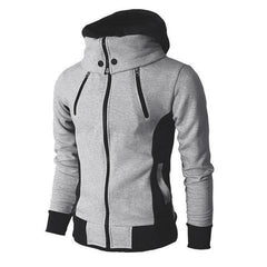 Men's Zip Up Hooded Jacket - Combined Two Piece Sports Cardigan - Farefe