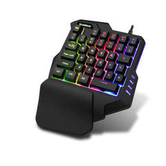 Mobile Gaming Computer Keyboard - 35 Keys, USB Interface, PC Connection - Farefe