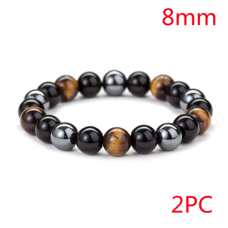 Tiger Eye Stone Bracelet - Embrace Natural Beauty and Wellness with This Hand-Woven Bracelet - Farefe