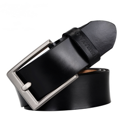 Casual Leather Wild Belt: Fashion Men's Pin Buckle Business Belt CF001