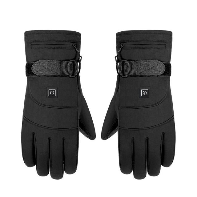 Winter Electric Heated Gloves - Touch Screen Motorcycle Gloves - Farefe