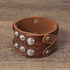 Vintage Style Multi-layer Leather Bracelet: Elevate Your Look with this Elegant Accessory