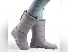 Waterproof Snow Boots for Modern Dance - Silk Upper, Plastic Sole