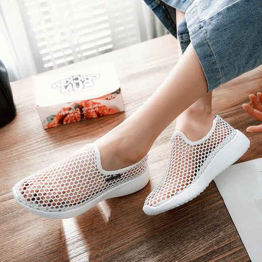Mesh Single Shoes Lightweight Sneakers - Korean Style for Summer