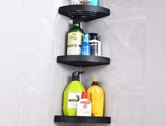 Bathroom Corner Shelf Stainless Steel Storage Rack - Modern and Simple Design