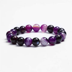 Stunning Natural Purple Stone Bracelet for Women - Embrace Ethereal Beauty