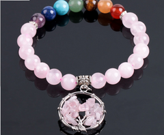 Elevate Your Style with Crystal Beaded Chakra Bracelet for Women