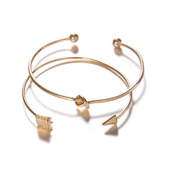 Add a Touch of Vintage Elegance with this Arrow Knotted Cuff Bracelet