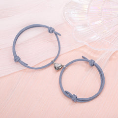 Attract Love with These Alloy Magnetic Couple Bracelets - Farefe