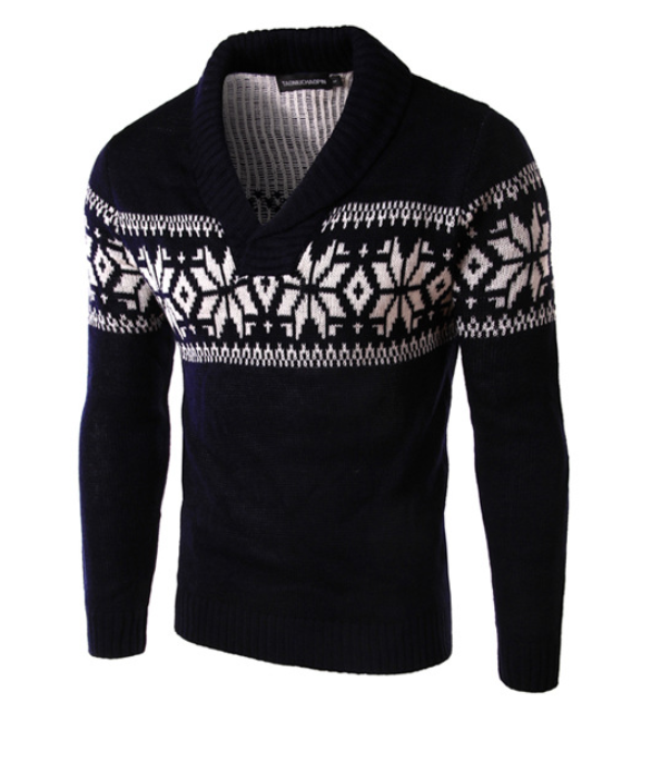 Simple Casual Fashion Sweater - Christmas Men's All-match Trend - Farefe