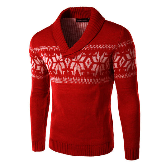 Simple Casual Fashion Sweater - Christmas Men's All-match Trend - Farefe