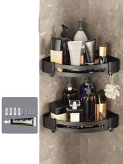 Bathroom Triangle Shelving - Wall Hanging Storage Rack - Farefe