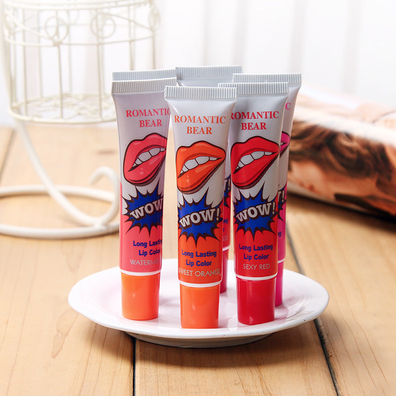 Amazing 6 Color Peel Off Liquid Lipstick - Waterproof Lip Gloss Mask - Farefe