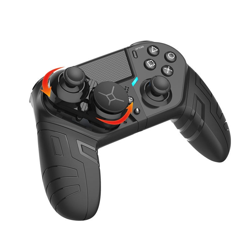Bluetooth Wireless Controller for PS4, PC, iOS, Android - Stable Performance, High Cost Efficiency - 6-Axis Sensor Function - RGB LED Indication - USB Rechargeable - Dual Motor Vibration - Support for Latest PS4 Upgrade - Farefe