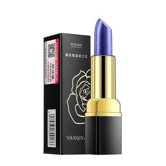Blue Enchantress Lipstick: Rose Red Beauty Makeup - Farefe