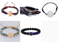 Handcrafted Woven Tree of Life Yoga Bracelet: Embrace Ethnic Style and Retro Charm - Farefe