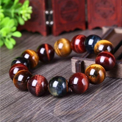 Enhance Your Style with Tiger Eye Buddha Bead Bracelet