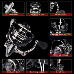 Metal Fishing Reel Bait Telescopic Fishing Rod Wheel - Your Ultimate Fishing Companion!