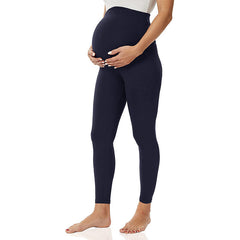 Maternity Yoga Pants Abdominal Support Belly Belt Cotton Blend Tight Trousers