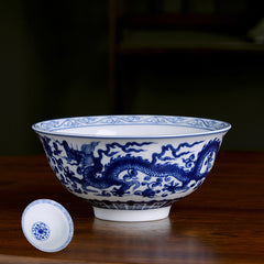 Household Noodle Bowls Ceramic Bone China For Eating - Farefe